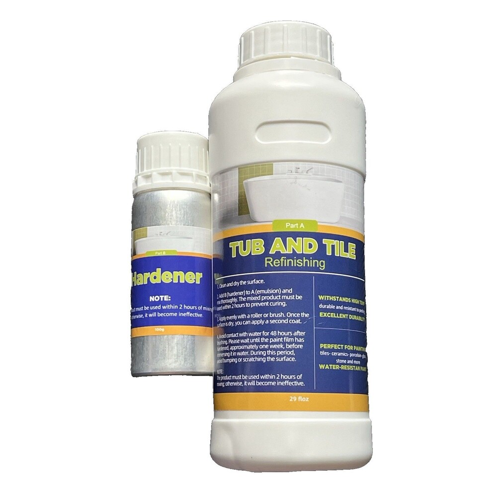 Tub And Tile Refinishing Part A and Hardener Part B 29 oz
